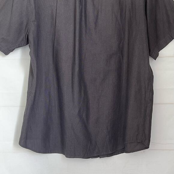 Ben Hogan Men's Shirt Size XL Golf Collection Gray Button Down Short Sleeve - Picture 5 of 8